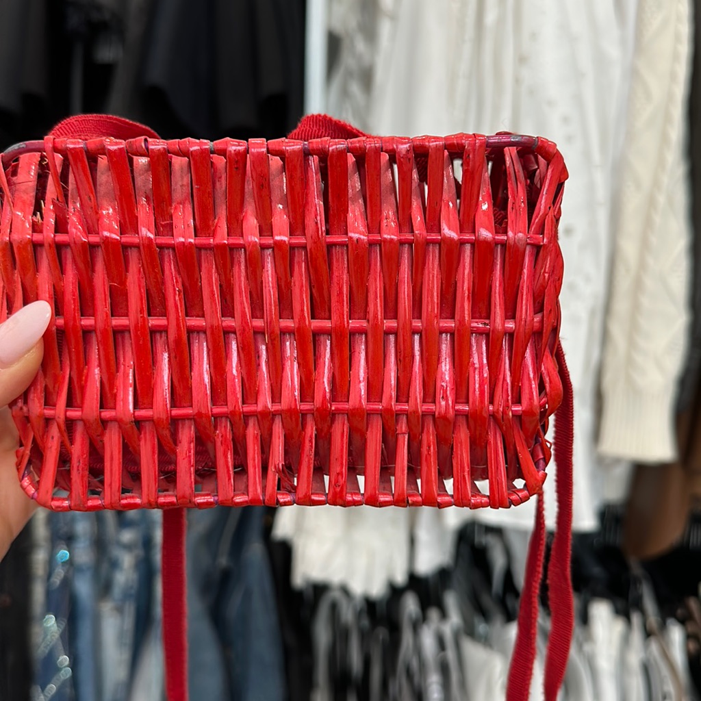 Vintage Red Clutch